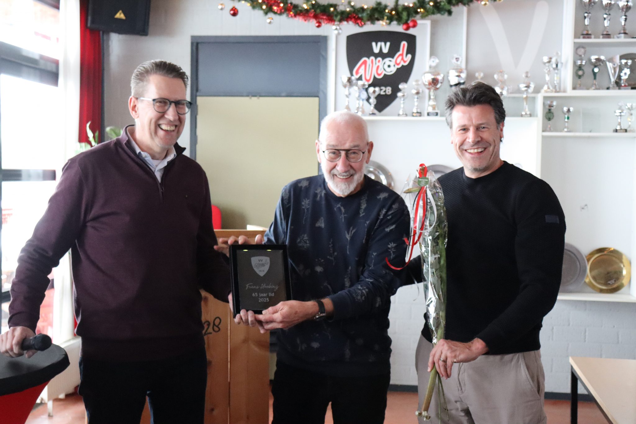 Nieuwjaarsreceptie bij vv VIOD: veel jubilarissen en blik op de toekomst